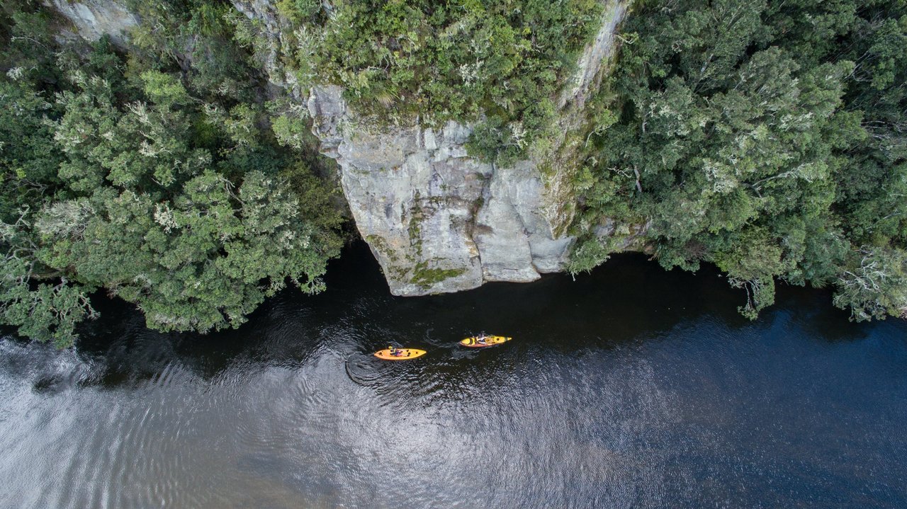 Kayaking the Kuratau River, southern Lake Taupo